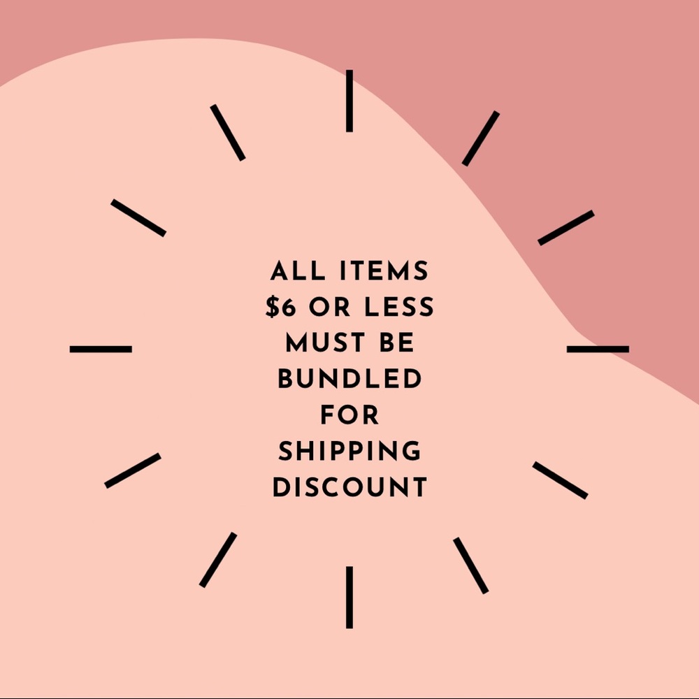 $6 or less items must be bundled for discount